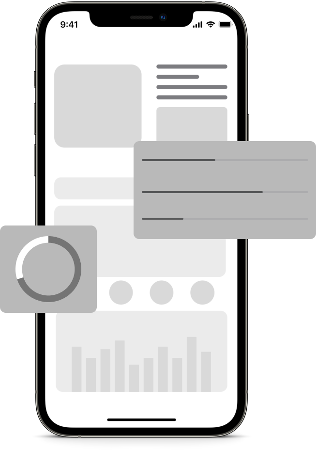 UX design mockup
